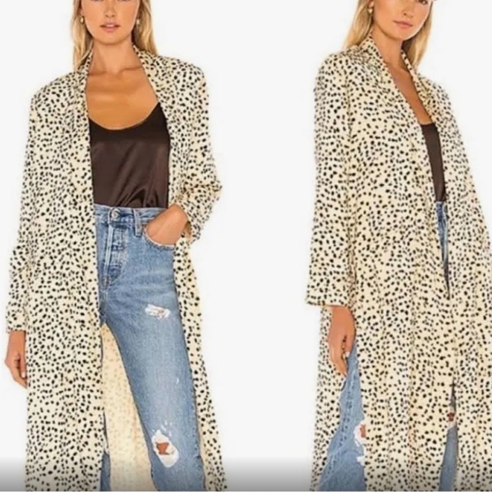 Cupcakes & Cashmere Arianne Cheetah Duster Cardigan